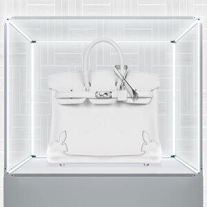 Hermès & Chrome Hearts - New White Birkin 25